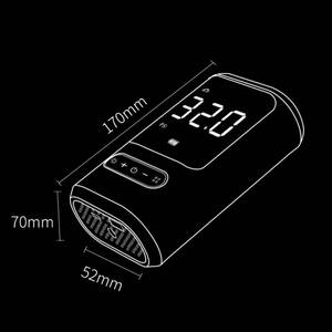 Portable Dual Power Supply Wireless Air Compressor Mini Electric Handheld Digital Tyre Inflator Pump for Car Tires Tire Inflator