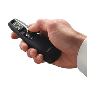 Logitech Professional Plug-and-play Presenter Wireless Presenter puntatore Laser R800 con Display LCD puntatore a penna Laser remoto - Product Image 3