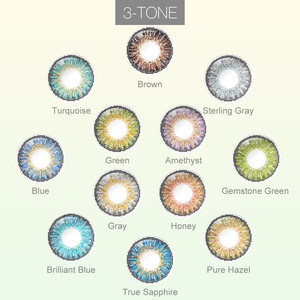 Miễn phí mẫu hot freshgo 3 tone Eye <span class=keywords><strong>lens</strong></span> màu Kính Áp Tròng Eye <span class=keywords><strong>Contact</strong></span> 1 năm softlens lentes de contato kontaktlinsen - Product Image 2