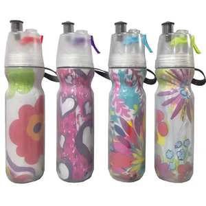 <span class=keywords><strong>O2cool</strong></span> Hawaii Thiết Kế Sáng Tạo Phun Uống Chai Nước Đôi Tường Cách Nhiệt Lạnh 590Ml 470Ml Sinh Viên Trường Nước Chai - Product Image 1