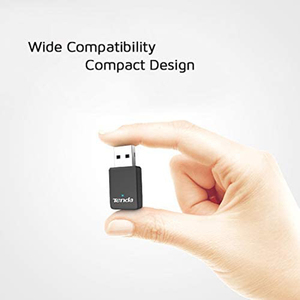 Adaptador Wifi USB Tenda modelo U9 banda Dual 2,4/5G AC650 tarjeta de red inalámbrica compatible con Windows 11/10/8.1/8/7/XP para servidor - Product Image 6