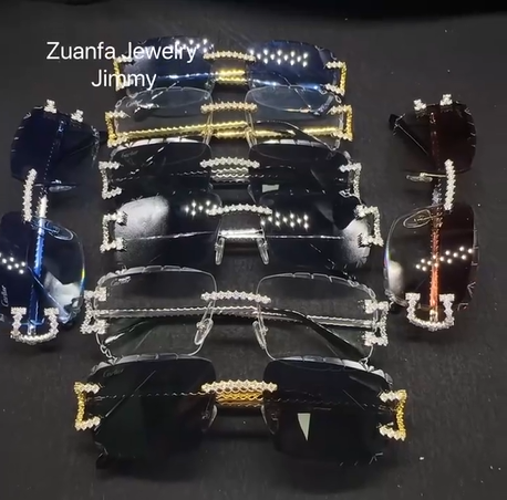 เลนส์ใส+สีทอง