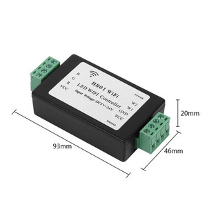 Led Controller for RGBW Led Strip Lights DC5v-24v <strong>Input</strong>/4-channel X-4a <strong>Output</strong> H801 <strong>Wifi</strong> Connection Android Smart Phone - Product Image 4