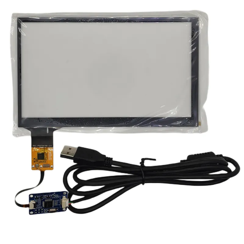 7-Inch Lcd Capacitieve Touchscreen Kit Met I2c Naar Usb Interface Voor Intelligent Industrieel Bedieningspaneel Scherm