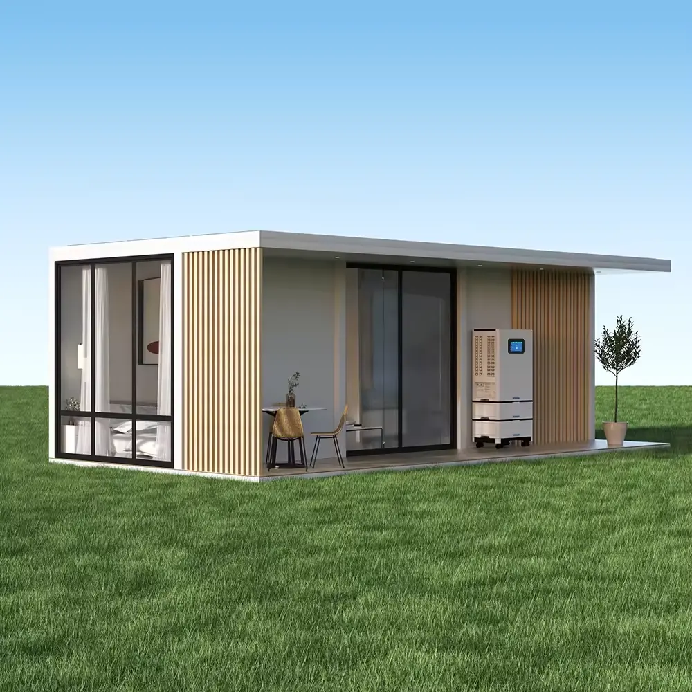 20ft-40ft Luxe Modern Uitbreidbaar Containerhuis 2 3 4 Stacaravan Met 5 Slaapkamers