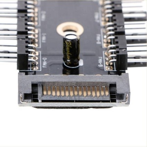 ファンハブCpu冷却ハブ10ポート12v4ピン3ピンPwmCpu冷却ファンハブSataコントローラー電源 - Product Image 6