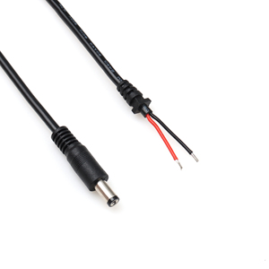 LED şerit 5.5 için SR açık uçlu 2.1 güç kablosu ile DC çıplak tel * güvenlik kamerası erkek fiş - Product Image 3
