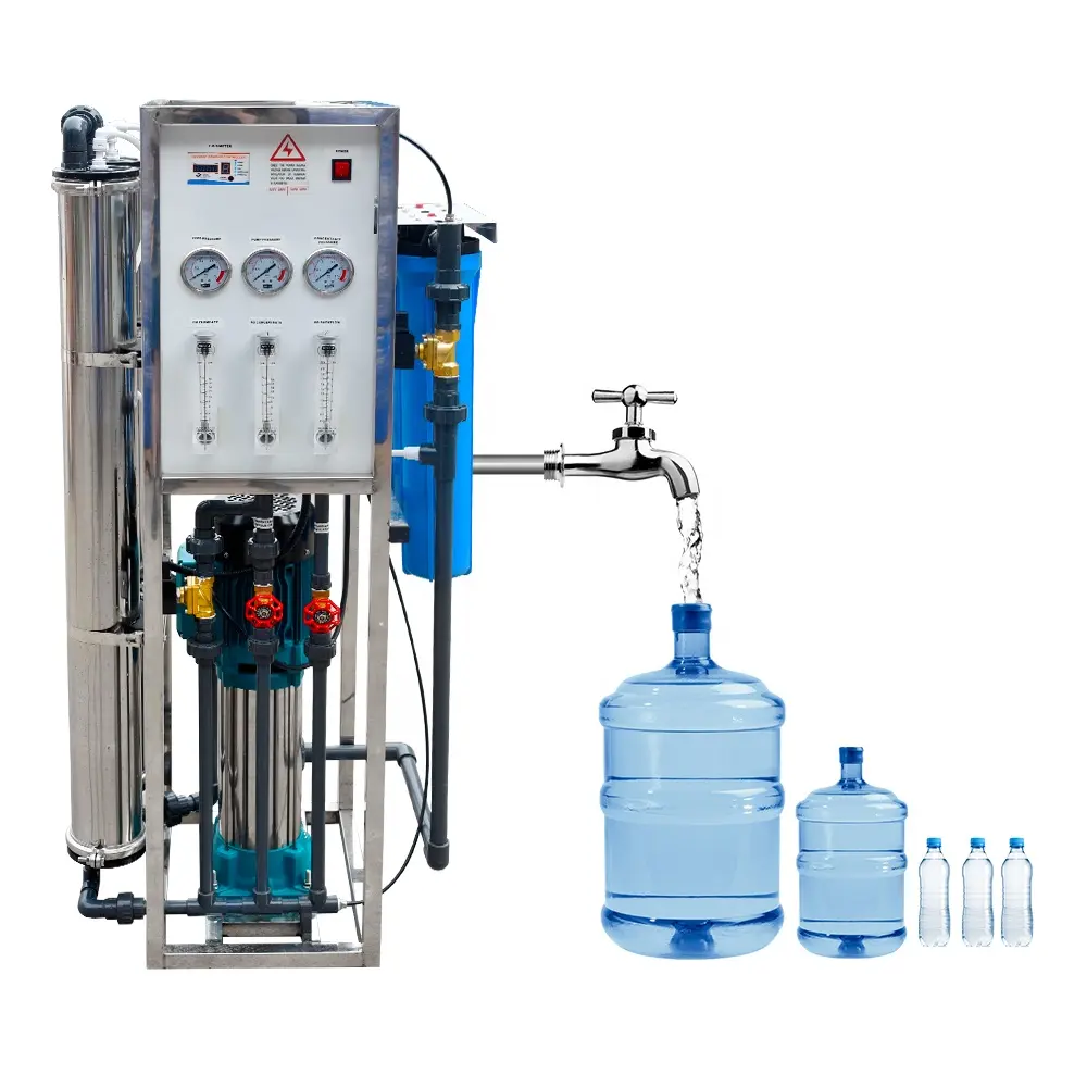 Sistem Filter air Osmosis terbalik tanaman air RO Mini 2023 untuk penyaring air seluruh rumah