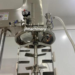 100L PLC Vacuum Emulsificante Mixer Loção Homogeneizador Cosmético para Pomada Fazendo Pasta De Tomate Que Faz A Máquina