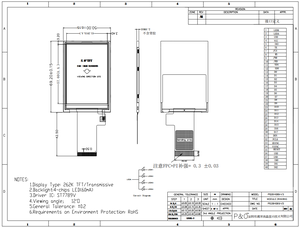 Polcd 2.8 inch <strong>LCD</strong> Module 240*320 Resistive Touch Screen Industrial <strong>Control</strong> Panel Display - Product Image 5