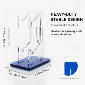 Evrensel çift denetleyici standı oyun aksesuarları inşa oyun kaleleri tutucu PS4 PS5 Xbox One anahtarı denetleyicisi için - Product Image 5