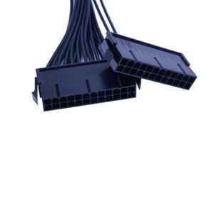 Power Supply Splitter PSU Cable <strong>Adapter</strong> 24 Pin 20+4 Pin ATX <strong>24Pin</strong> Dual Start Line 18AWG M to F Compute Extension ATX Cable - Product Image 4