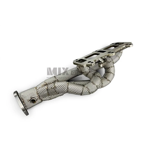High Flow Exhaust Manifold with Heat Shield for Mazda RX8 <strong>1</strong>.3 2003-2008 Exhaust System <strong>Header</strong> Changer - Product Image 1