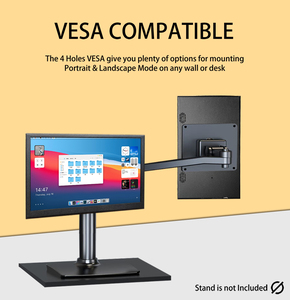 7inch Mini PC <strong>Computer</strong> <strong>Monitor</strong> IPS 1024x600 USB C Powered <strong>with</strong> Speakers Portable Extra Wall Mount Small Size <strong>LCD</strong> Screen <strong>Monitors</strong>
