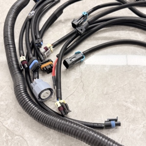 ชุดสายไฟเครื่องยนต์ LS1 4L60E DBC แบบแยกส่วน 8 ชิ้น สำหรับอะแดปเตอร์ <span class=keywords><strong>Delphi</strong></span> ทำจาก PVC สำหรับ Chevrolet GMC CADILLAC 4.8 5.3 6.0L ปี 1997-2006 รุ่น US - Product Image 3