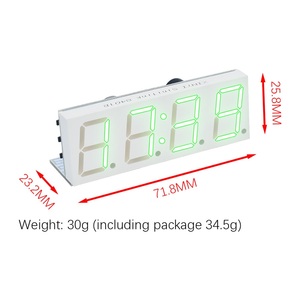 WiFi Timing Clock Modul BT Audio Player automatische Uhr DIY digitale elektronische Uhr Wireless Network Timing