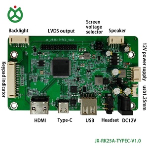 Tipo C y para entrada HDMI Pantalla LVDS 1920*1080 Tablero de control de monitor LCD con móvil/Máquinas de juego/Soporte de tecla de ratón de computadora