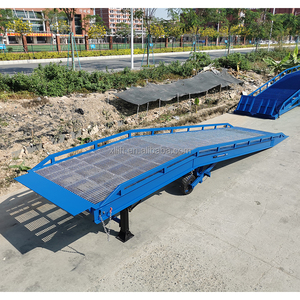 Rampa de muelle hidráulica nivelador de rampa de muelle de carga ajustable manual para camión contenedor nivelador de muelle móvil - Product Image 1