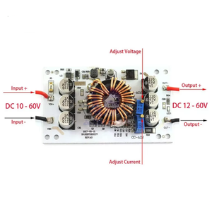 600W piastra in alluminio DC-DC Boost Converter regolabile 10A Step Up modulo di alimentazione a corrente costante Led Driver per Arduino