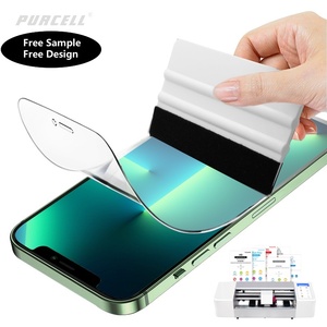 Purcell F800-UV0.18 phổ điện thoại di động bảo vệ màn hình cao rõ ràng UV Phim TPU HD mờ chống ánh sáng màu xanh cho 15/16/17 Pro Max - Product Image 1