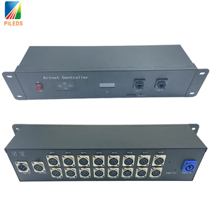 16 porte DMX512 WS2811 WS2812 RGB Controller LED con telecomando Artnet nodo convertitore luce fase DMX Artnet Controller Artnet - Product Image 6