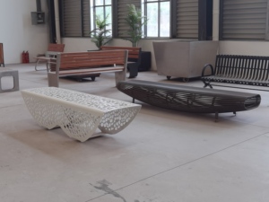 Kim loại bàn ăn băng ghế dự bị bên ngoài ngoài trời quán cà phê bảng thiết lập thương mại thép nhà hàng ngoài trời công cộng Dã Ngoại bảng băng ghế dự bị - Product Image 6