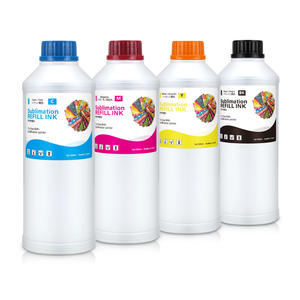 升华油墨与爱普生I3200 DX7 DX6兼容，适用于马克杯纺织品和硬表面散装1000毫升CMYK - Product Image 1