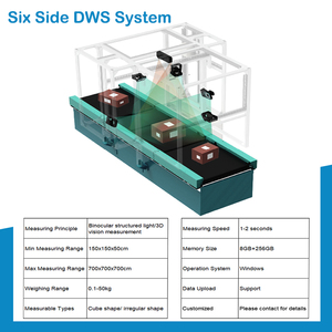 Sistema DWS de dimensionamiento y pesaje de alta precisión con cámara de escaneo de volumen de seis lados - Product Image 5