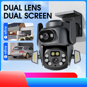 Q821 Tuya APP WIFI PTZカメラ4MPデュアルスクリーンデュアルレンズスマートホームAIボディ自動追跡CCTV防水IP67カメラ - Product Image 3