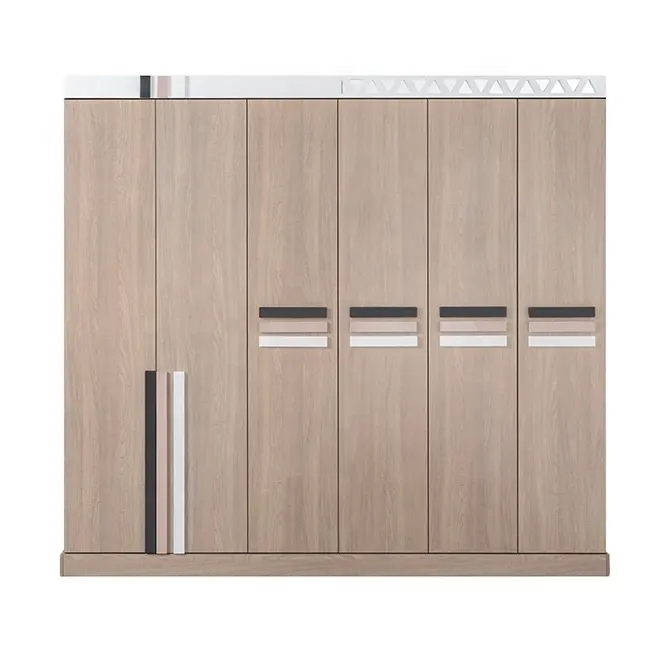 Modern Customized Storage Home Bedroom Wood Wardrobe Closet Sliding Door Cabinet Furniture