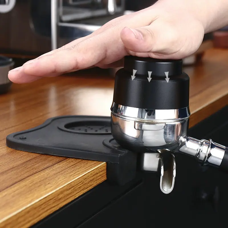 Edelstahl A2 58mm Kaffee Tamper Runde Kaffeekannen Distributor Barist Tools für Espresso maschine