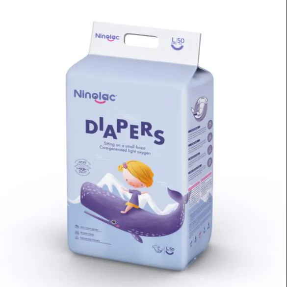 China Low Price High Quality Disposable Baby Pants Diapers High Quality Sleeping Comfortable Soft Baby Dragging Diapers