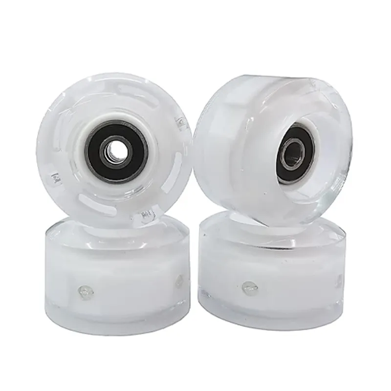 Ruedas de patín de 54mm para interior y exterior, luminosas, 83A, herramientas en T para doble fila S