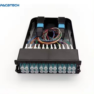 LC OM3 OM4 LGX MTP MPO 12/24 Fiber Cassette <strong>Module</strong> MPO to LC for Fiber Optic <strong>Patch</strong> <strong>Panel</strong> 24 Core Network TCP Capacity - Product Image 1