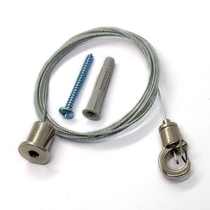 Pendel leuchte DIY Suspension Kit Feste Schraube Hängende Draht befestigung für Stahl kabel ANSI Standard konstruktion Verwendung
