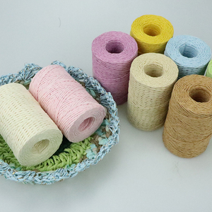 Gordon Ribbons Kraft Paper Cord Low Price Paper <strong>String</strong> for Packaging <strong>Colored</strong> Twisted Paper Ropes for Bag Handle - Product Image 1