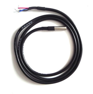 DS18B20防水温度传感器3至5.5伏电源不锈钢封装，带1M 2m线温度探头 - Product Image 4
