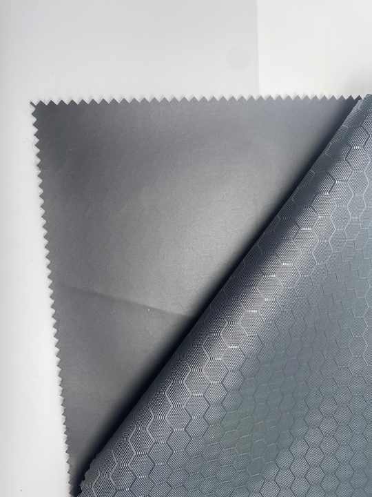 200D Ripstop Pu Coating Nylon Oxford Diamond Pac Melting Glue Bonding Fabric with High Strength Yarn