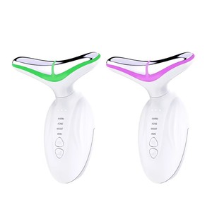Premium Neck &amp; Facial Massager High-Frequency Vibration &amp; <strong>Biomimetic</strong> Fish Tail Design - Ergonomic Contouring for Muscle Relief