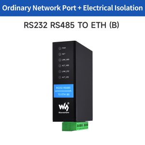 RS232 RS485 zu RJ45 Ethernet Serial Server Dual Channels Unabhängiger Betrieb Dual Ethernet Ports Optionale POE-Funktion - Product Image 3