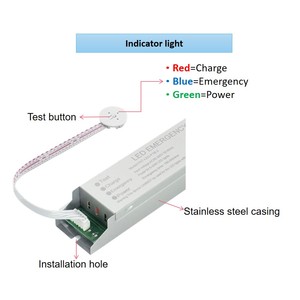 DC220V LED tüp aşağı ışık Panel AYDINLATMA LED aydınlatma acil durum kiti sürücü acil durum balastı - Product Image 4