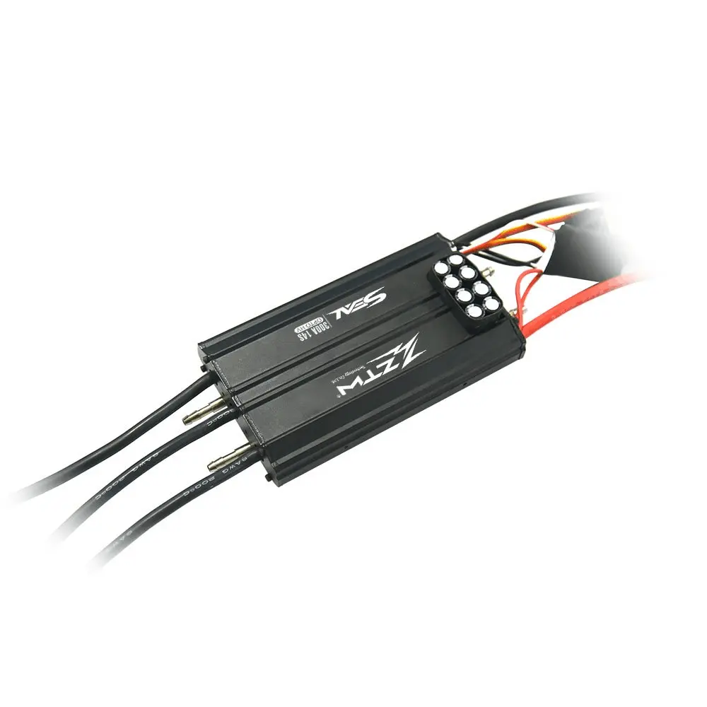 Ztw 300A ตราประทับ ESC HV 6-14S 58V ระบบระบายความร้อนด้วยน้ำแบบสองทิศทางเครื่องควบคุมความเร็วสูงแบบไร้แปรงถ่าน