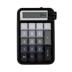 Teclado mecánico numérico inalámbrico de 18 teclas K21, luz blanca única con perilla multifunción
