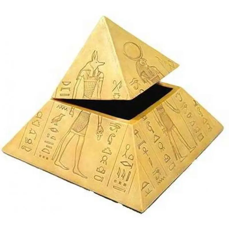 Factory Direct Sales Customized Cheap Gold Shimmer Pyramid Wedding Party Favor Box