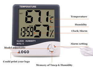 Large LCD Temperature Humidity Display H TC-1 Battery-Powered Household Temperature <strong>Controller</strong> With OEM Customization - Product Image 6