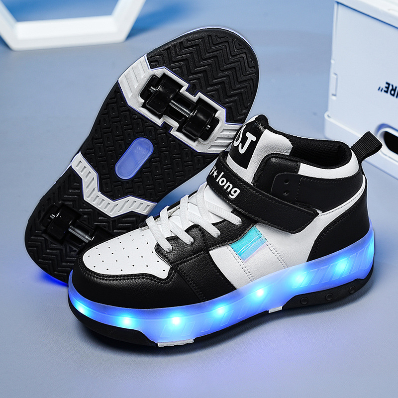518 Black Mini Four-Wheel Charging Light