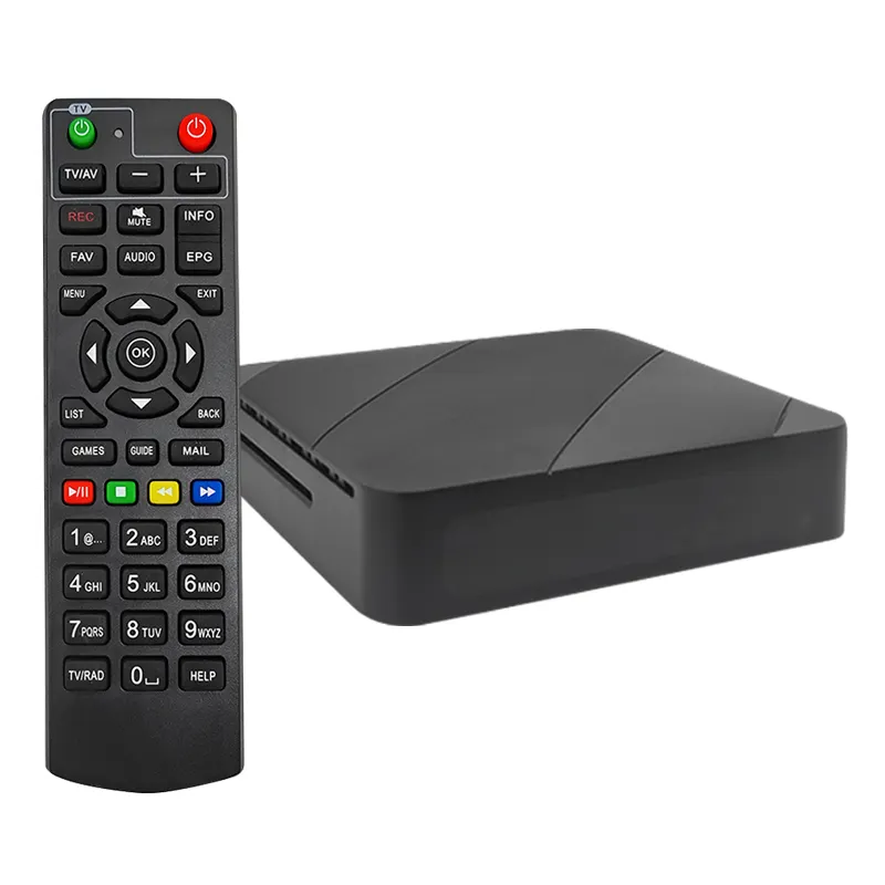 Logiciel personnalisé Stb mise à niveau via USB Ota ou port série Dvb-C Dvb-T2 Dvb-T Hd décodeur Verizon Dvb C récepteur multimédia