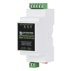 PACKBOX Industrial Modbus MQTT JSON Serial Server RS485 a RJ45 Ethernet TCP/IP a Serial Rail-Mount Support con función POE - Product Image 4