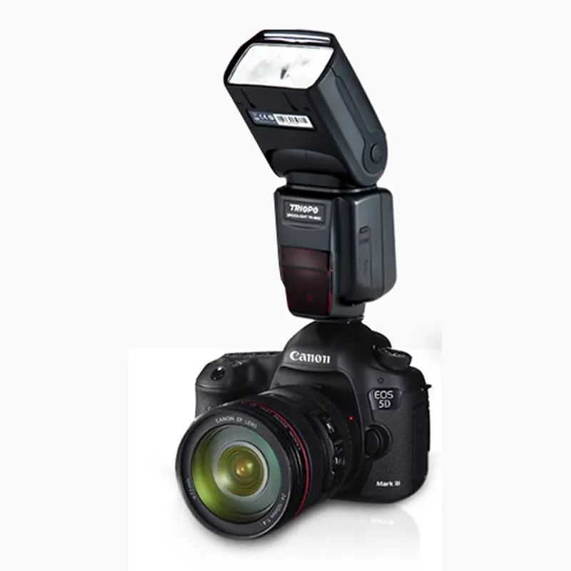 كاميرا Triopo TTL عالية السرعة متزامنة احترافية فلاش لكانون ونيكون 6D 60D 550D 600D كاميرات SLR الرقمية