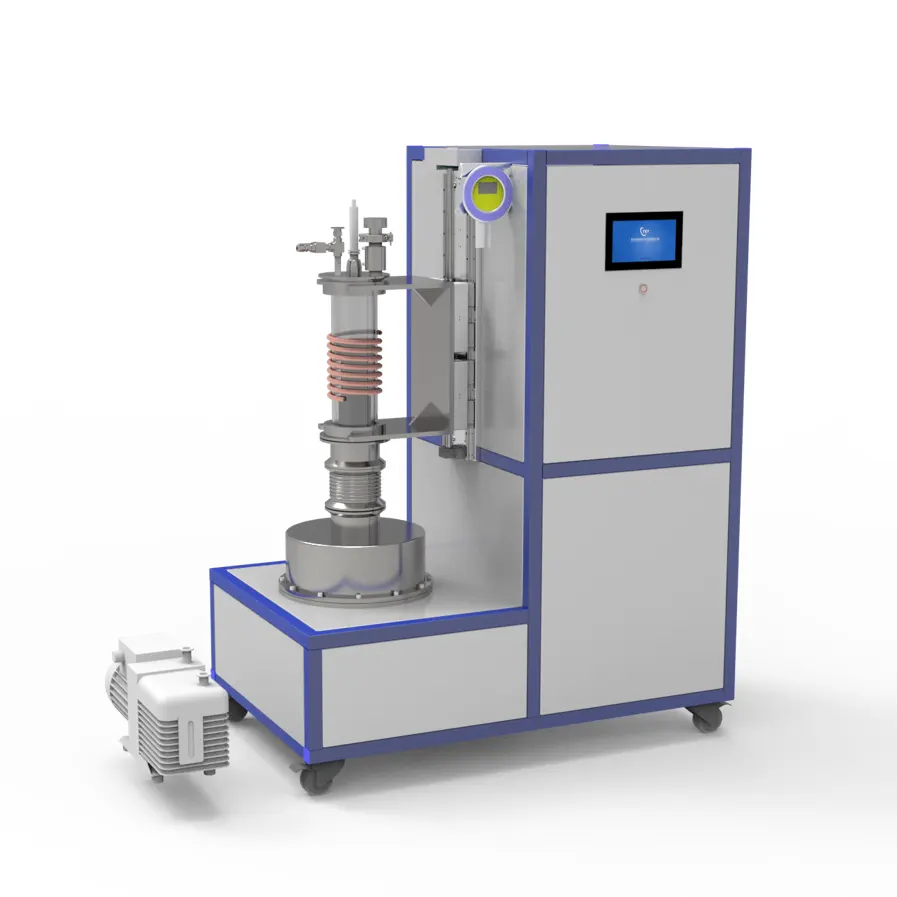 1500C Maximum Atmosphere Controlled Induction Melting- Granulating/ Casting Furnace ( 5Kg Capacity )